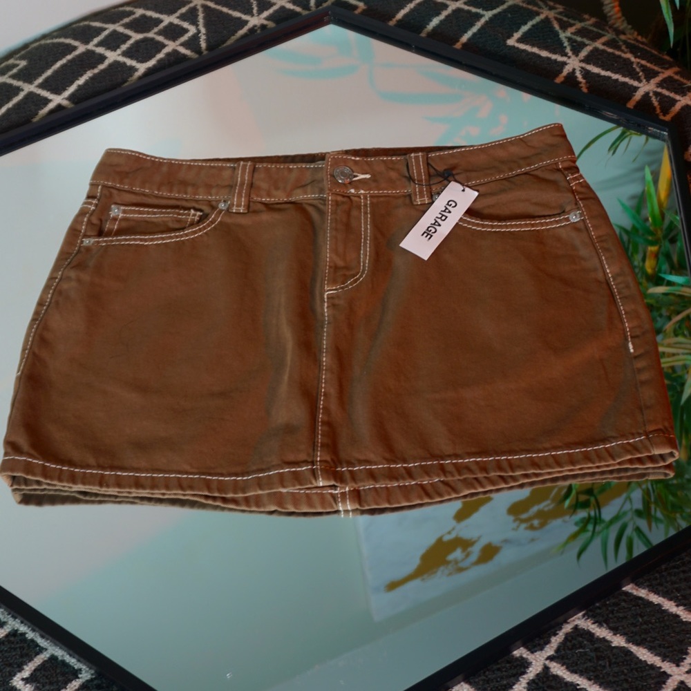 Garage Brown /Tan Skirt Size M